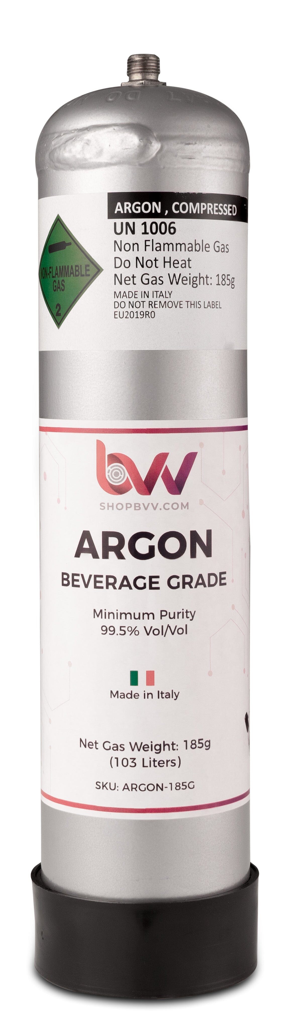Argon Gas New Products BVV 103 Liters Tank Only 