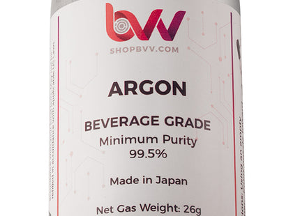 Argon Gas 99.5% -  Pure gas for preserving terpenes in flowers and concentrates