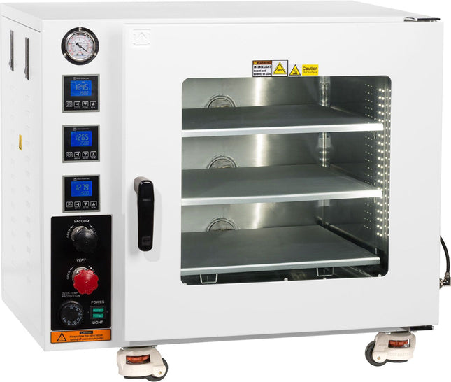 Ai 3.2 CF Vacuum Oven 250C UL Certified 316L SST Optional With 3 Heating Shelves