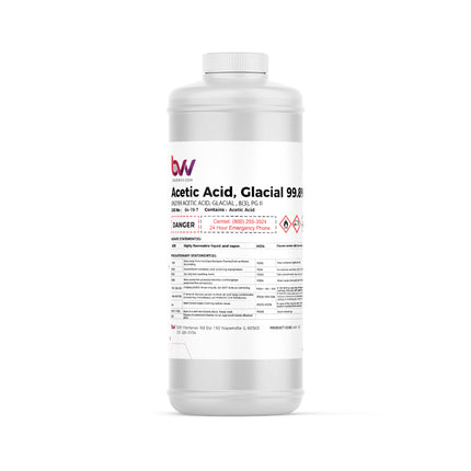 BVV™ Food & Lab Grade Glacial Acetic Acid 99.8%
