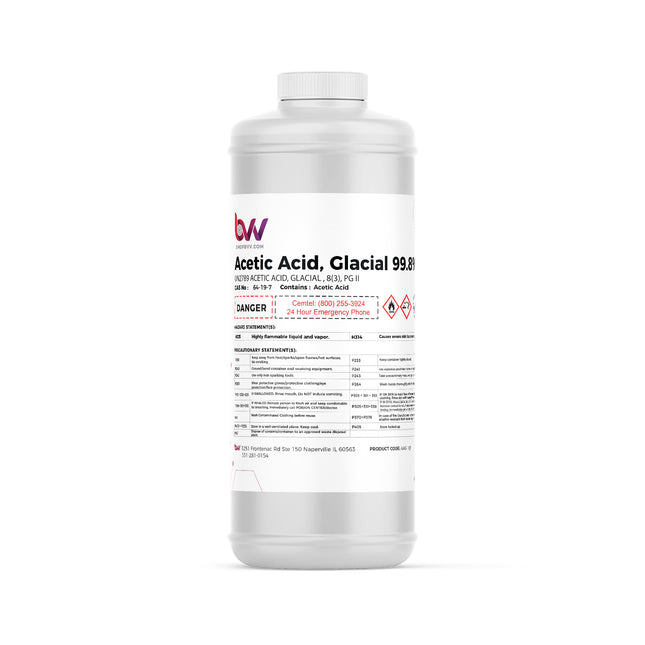 Glacial Acetic Acid 99.8% Food Grade