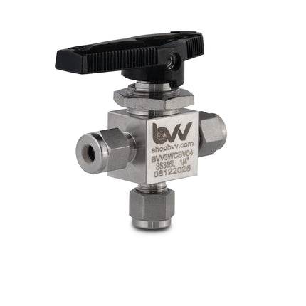 3-Way Compression Ball Valve