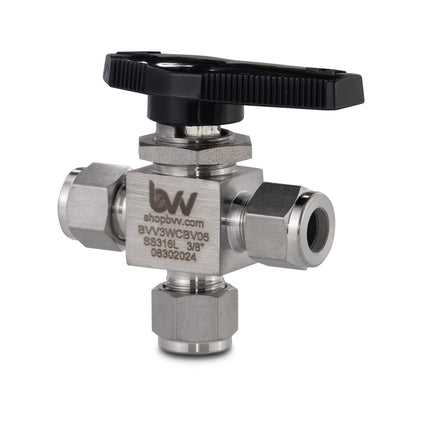3-Way Compression Ball Valve