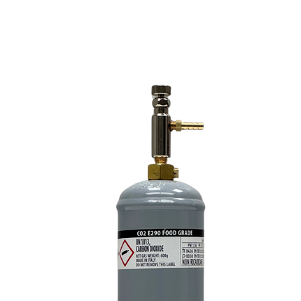 CO2 Tank Filled, 600g  E290 Food Grade