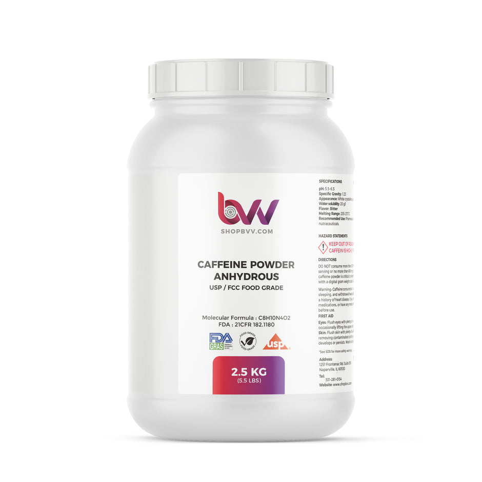 Caffeine Powder ≥99.0% USP/FCC/Food Grade – BVV