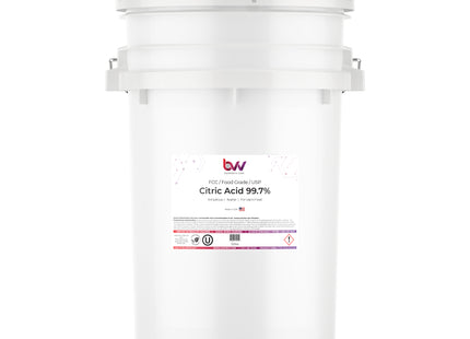 Citric Acid 97% USA - High Purity - Anhydrous FCC, USP, Kosher