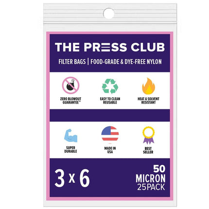 The Press Club 3" x 6" ROSIN BAGS Shop All Categories BVV 50 