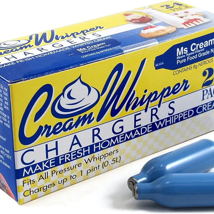 Ms Cream 8g Food Grade Nitrous Oxide Charger 99.5% Pure Triple Filtered