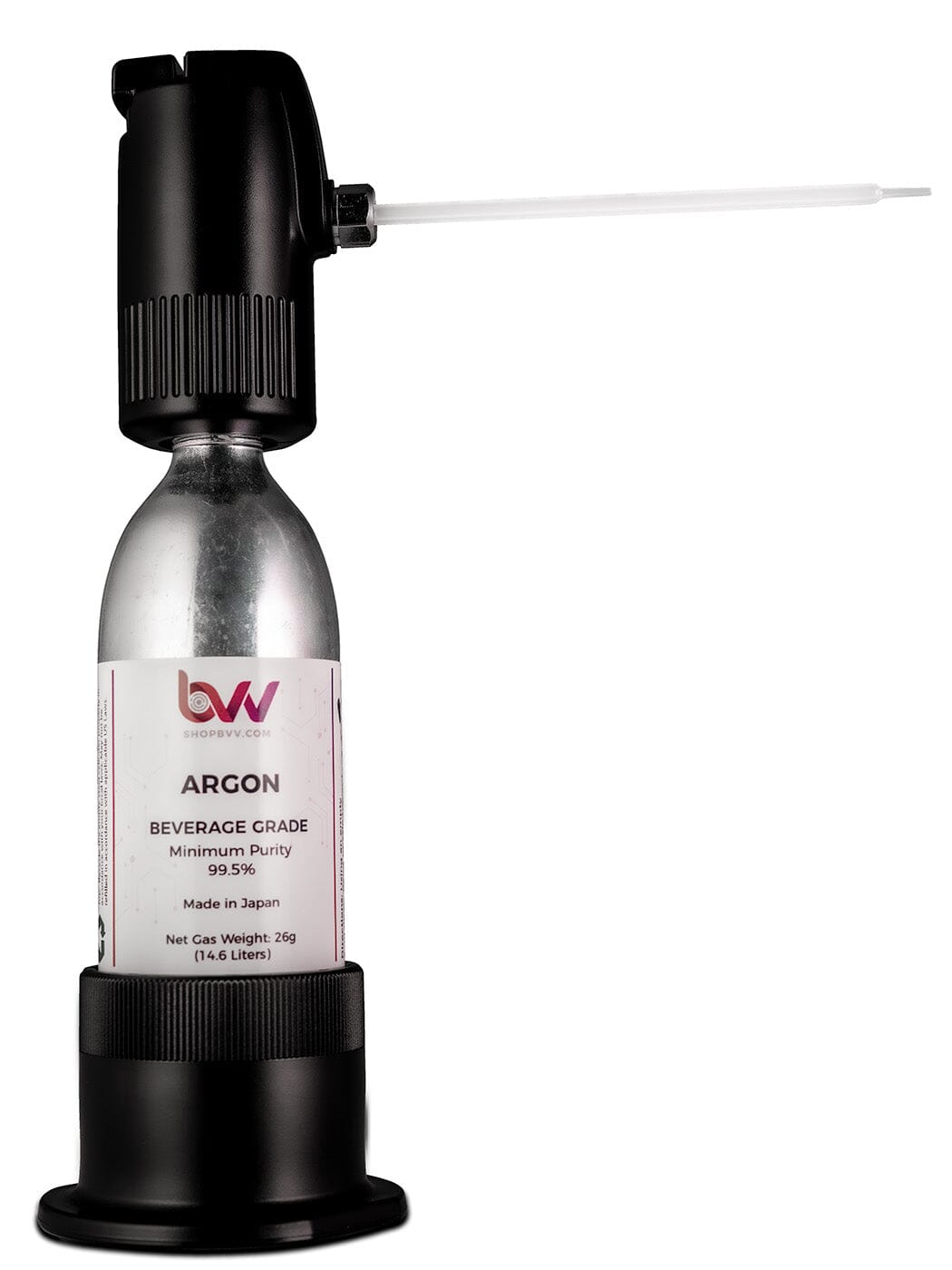 Argon Gas 99.5% - Pure gas for preserving terpenes in flowers and concentrates New Products BVV 14.6 Liters With Regulator 