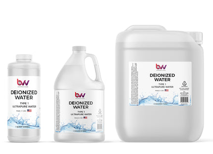 Deionized Water (DI) - Ultrapure Water - Type 1