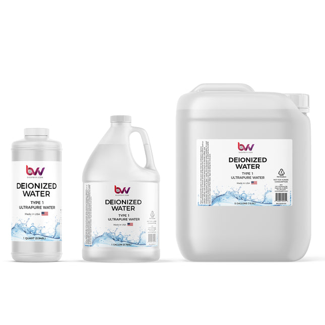 Deionized Water (DI) - Ultrapure Water - Type 1