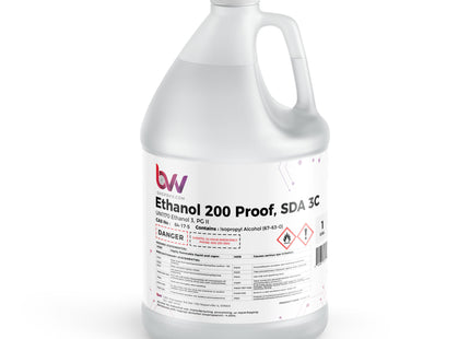 Ethanol 200 Proof, SDA 3C (100% ABV) Lab Grade