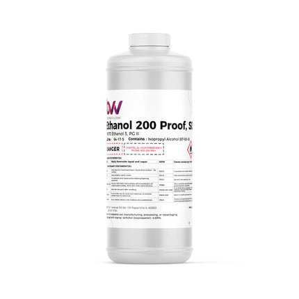 Ethanol 200 Proof, SDA 3C (100% ABV) Lab Grade