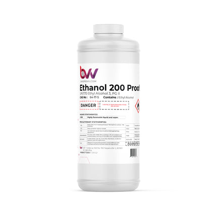 BVV™ Food & Lab Grade 200 Proof Ethanol - 99.97% - USP-NF, Kosher - Excise Tax Included