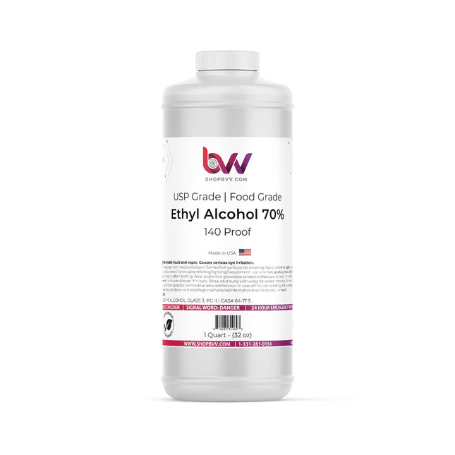 Ethyl Alcohol 70% - USP 140 Proof