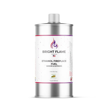 Fireplace Fuel Clean Burning, Odorless, and Smokeless Grain Ethanol, Fuel for Table Top Fire Pit