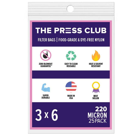 The Press Club 3" x 6" ROSIN BAGS Shop All Categories BVV 220 