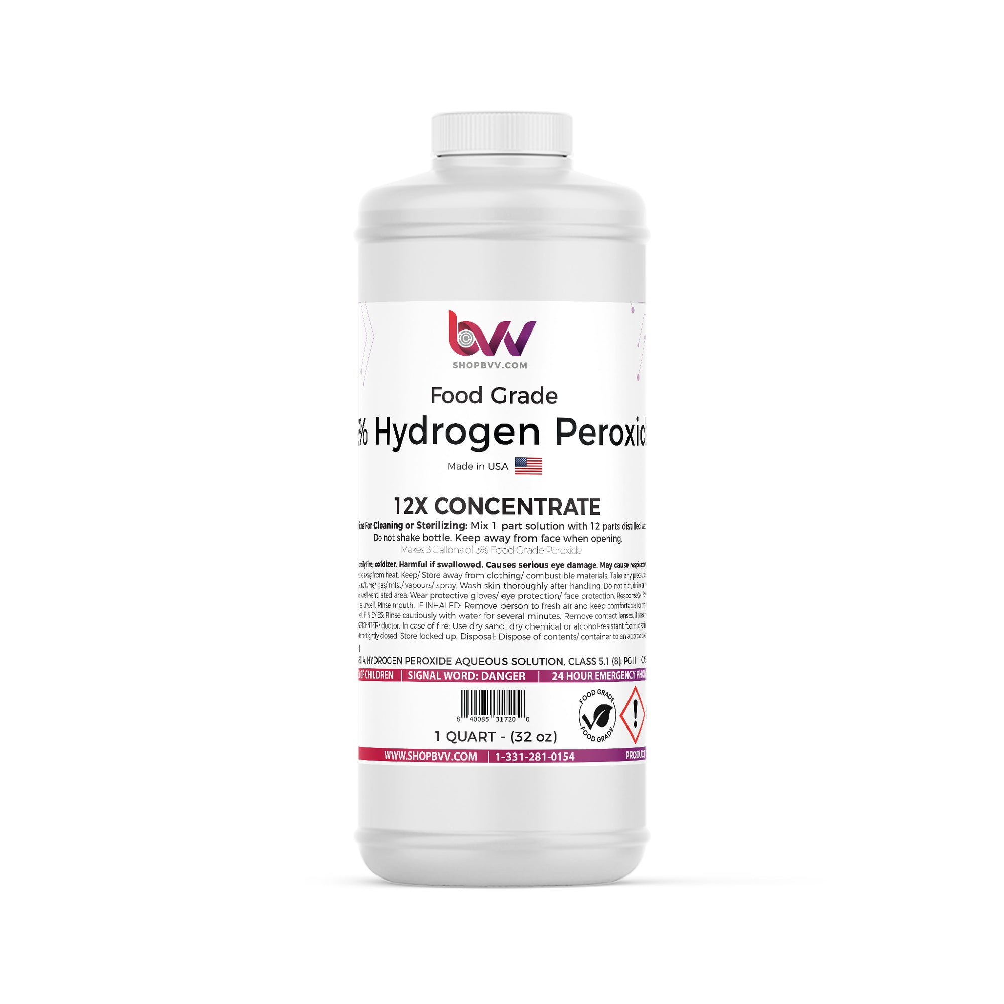 35 Food Grade Hydrogen Peroxide H2O2 (Food Grade) BVV