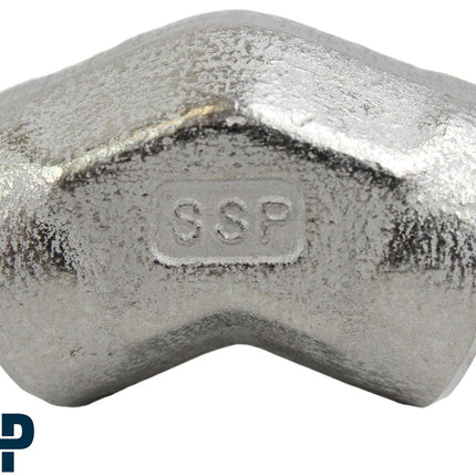 Female Elbow, 3/8-18 FNPT x 3/8-18 FNPT, 316 SS