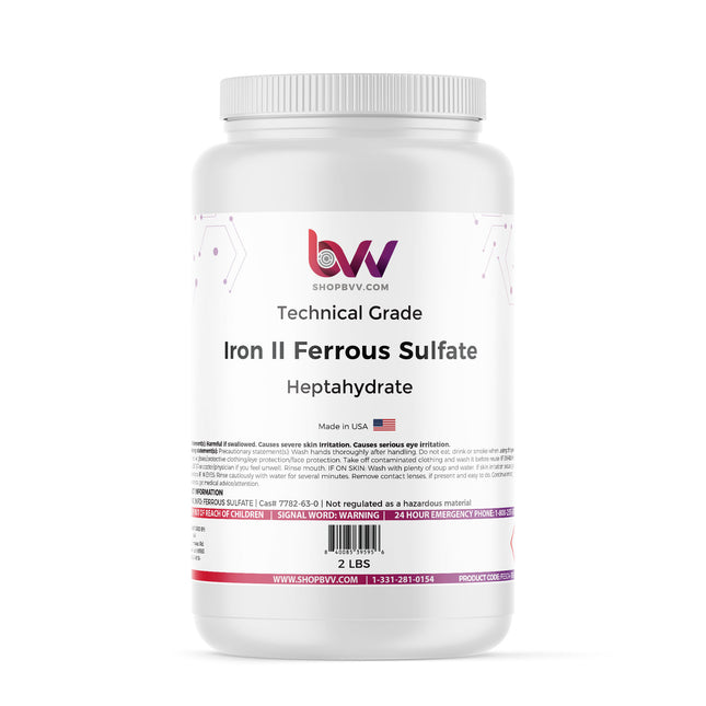 Iron II Ferrous Sulfate Heptahydrate Crystals