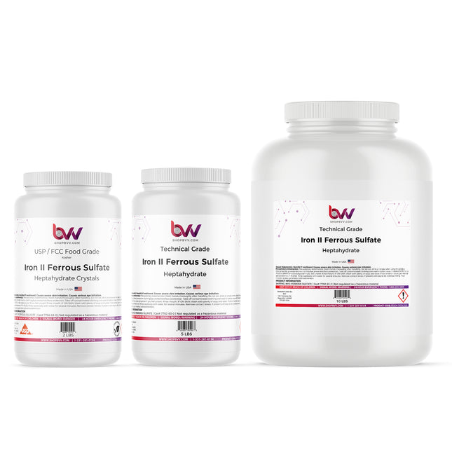 Iron II Ferrous Sulfate Heptahydrate Crystals