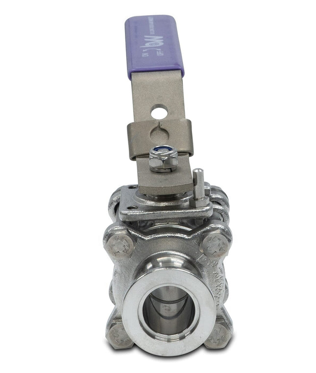 KF-40 Stainless Steel Ball Valve (Nitrogen Tested)