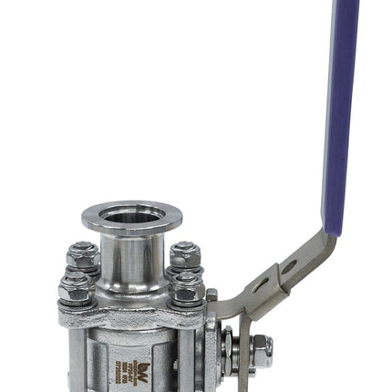 KF-40 Stainless Steel Ball Valve (Nitrogen Tested)