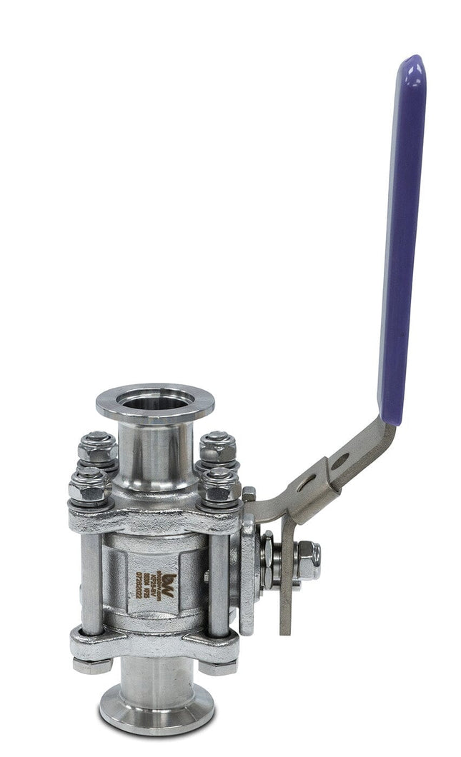 KF-40 Stainless Steel Ball Valve (Nitrogen Tested)