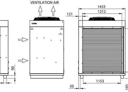 LAUDA Ultracool UC 50 Circulation chiller 400 V; 3/PE; 50 Hz & 460 V; 3/PE; 60 Hz