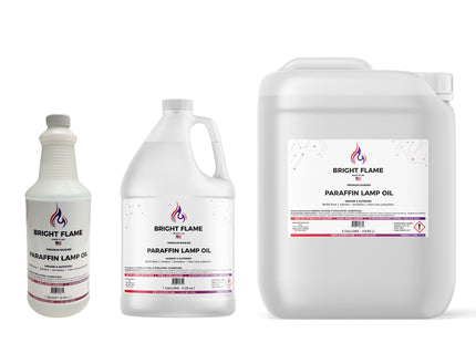 High Purity Paraffin Lamp Oil - Smokeless, Clean Burning- Kosher - 99.5% Pure