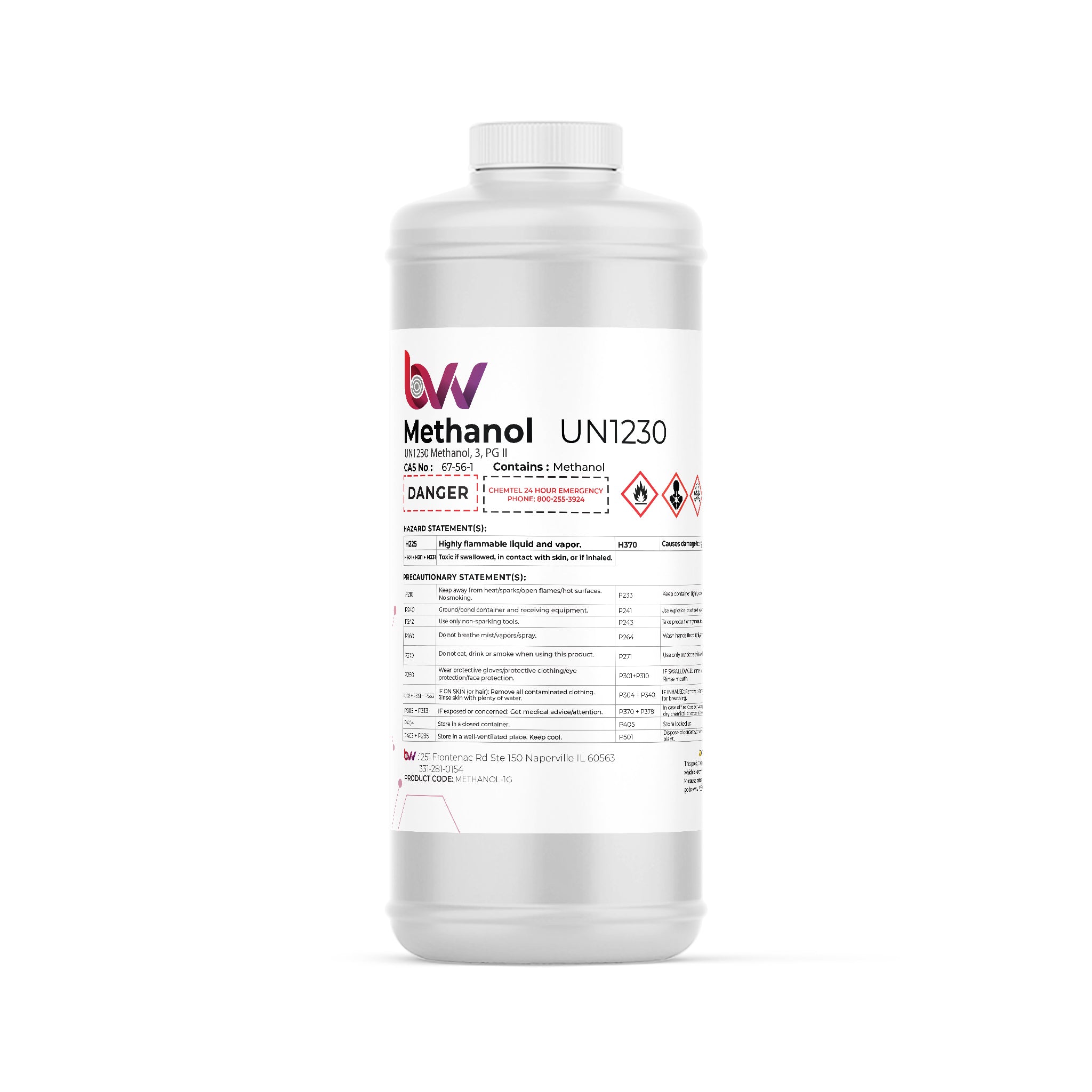 Methanol Lab Label Methanol 99% Lab Grade – BVV