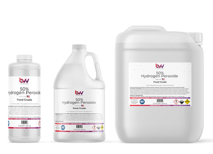 50% Hydrogen Peroxide Food Grade, H202