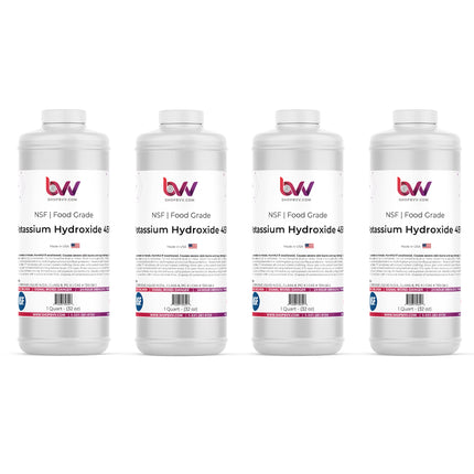 Liquid Potassium Hydroxide 45% - NSF Food Grade (KOH)