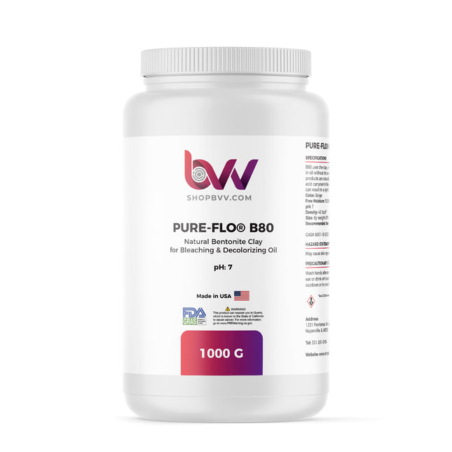 Pure-Flo® B80 Natural Bentonite for Bleaching & Decolorizing Edible Oils *FDA-GRAS
