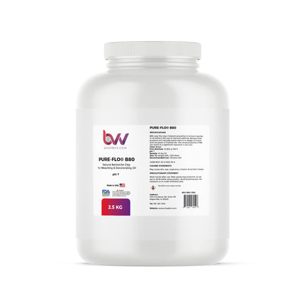 Pure-Flo® B80 Natural Bentonite for Bleaching & Decolorizing Edible Oils *FDA-GRAS