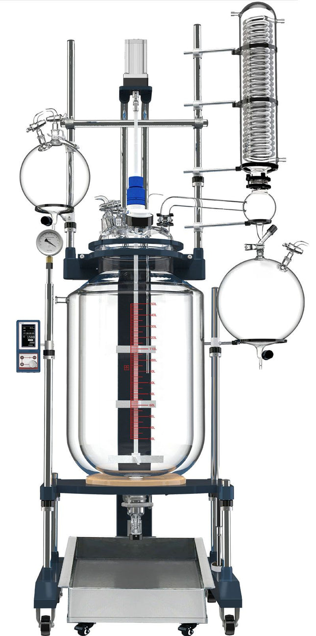 Glass Reactor Ai 150L Single Jacketed ETL