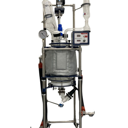 Glass Reactor Ai 20L Single Or Dual Jacketed Filter