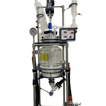 Glass Reactor Ai 20L Single Or Dual Jacketed Filter