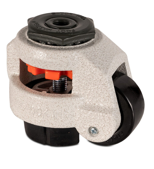 2" Footmaster Leveling Caster Ivory - 550lb cap
