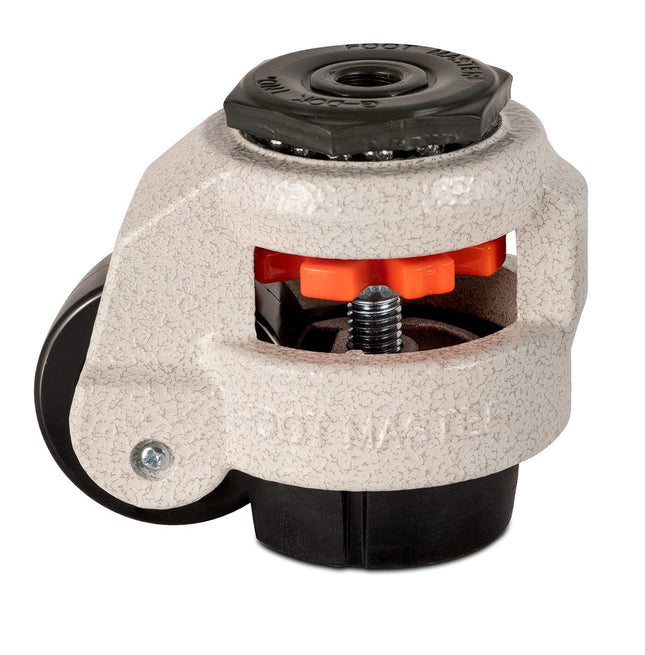 2" Footmaster Leveling Caster Ivory - 550lb cap