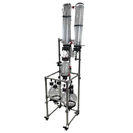 AI Modular Cold Trap With Glass Condensers & Dual Receiving Flasks