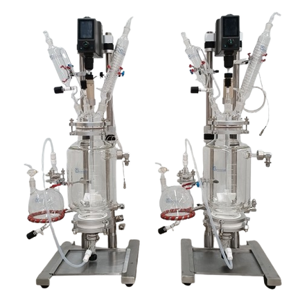 Ai Glass Reactor Ai 5L Single Jacketed - 115V/230V Compatible