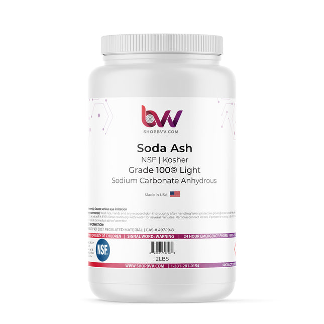 Soda Ash Grade 100® Light (Sodium Carbonate) NSF, Kosher
