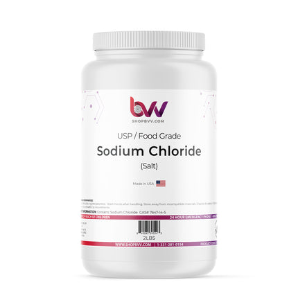 Sodium Chloride (Salt) USP, Kosher Certified, Fine Grain