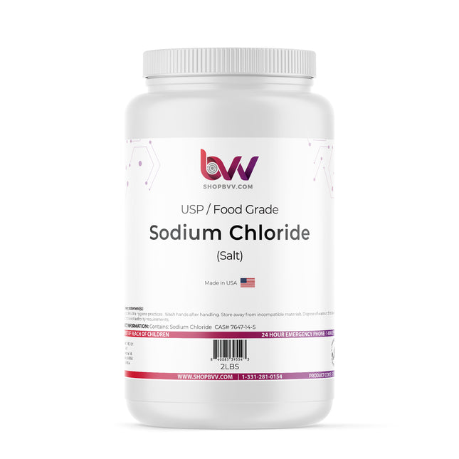 Sodium Chloride (Salt) USP, Kosher Certified, Fine Grain