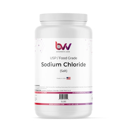 Sodium Chloride (Salt) USP, Kosher Certified, Fine Grain