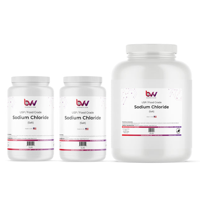 Sodium Chloride (Salt) USP, Kosher Certified, Fine Grain