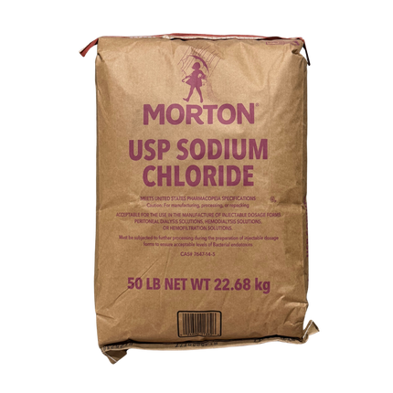Sodium Chloride (Salt) USP, Kosher Certified, Fine Grain