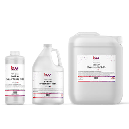 Sodium Hypochlorite 12.5% - NSF Grade