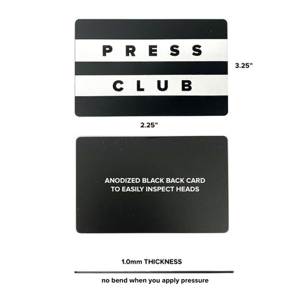 6061 ALUMINUM COLLECTION CARDS